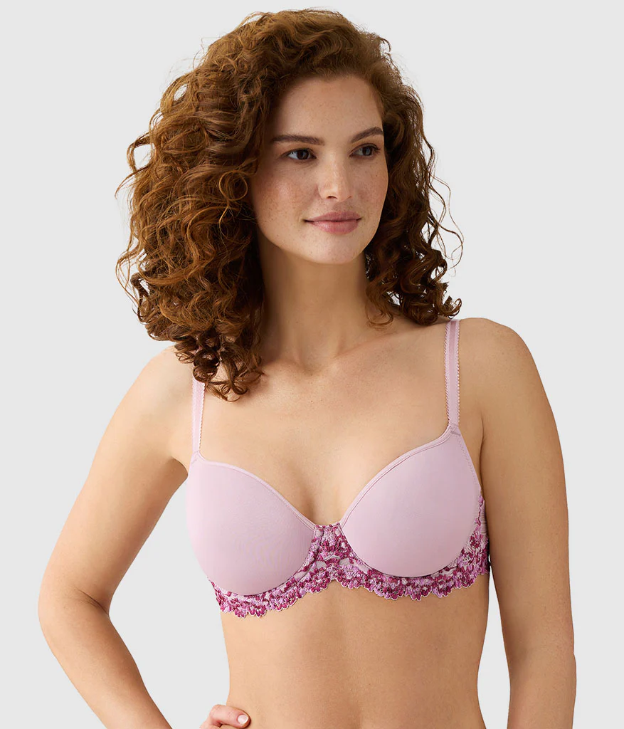 Embrace Lace® T-Shirt Bra: Keepsake Lilac/Multi