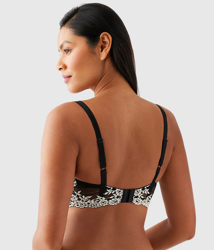 Embrace Lace®  Underwire Bra: Black - Image 3