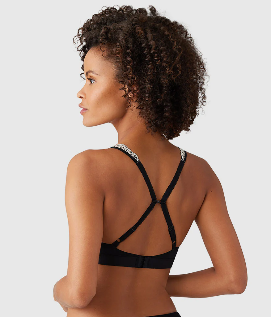 Embrace LaceĀ® Wire Free Bralette: Black - Image 4