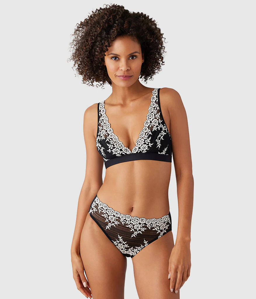Embrace LaceĀ® Wire Free Bralette: Black - Image 5