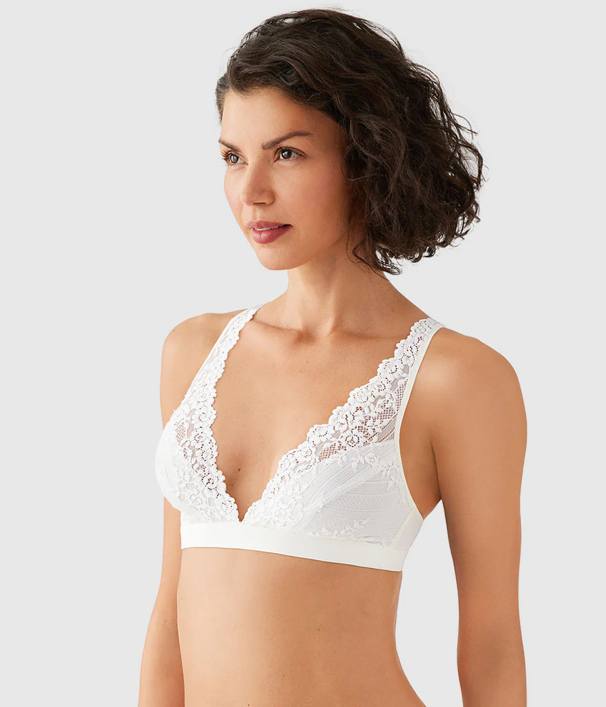 Embrace Lace® Wire Free Bralette: Delicious White - Image 4