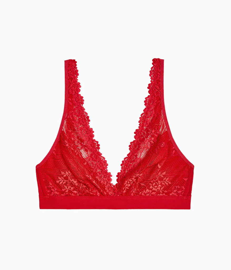 Embrace Lace® Wire Free Bralette: Equestrian Red - Image 6