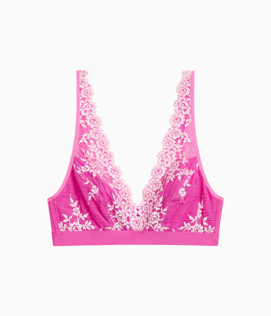 Embrace Lace® Wire Free Bralette: Wild Azalea/Cradle Pink - Image 6