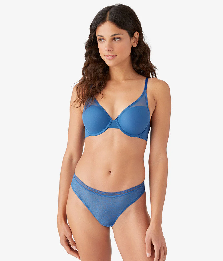 Etched in Style T-Shirt Bra: Delft - Image 4