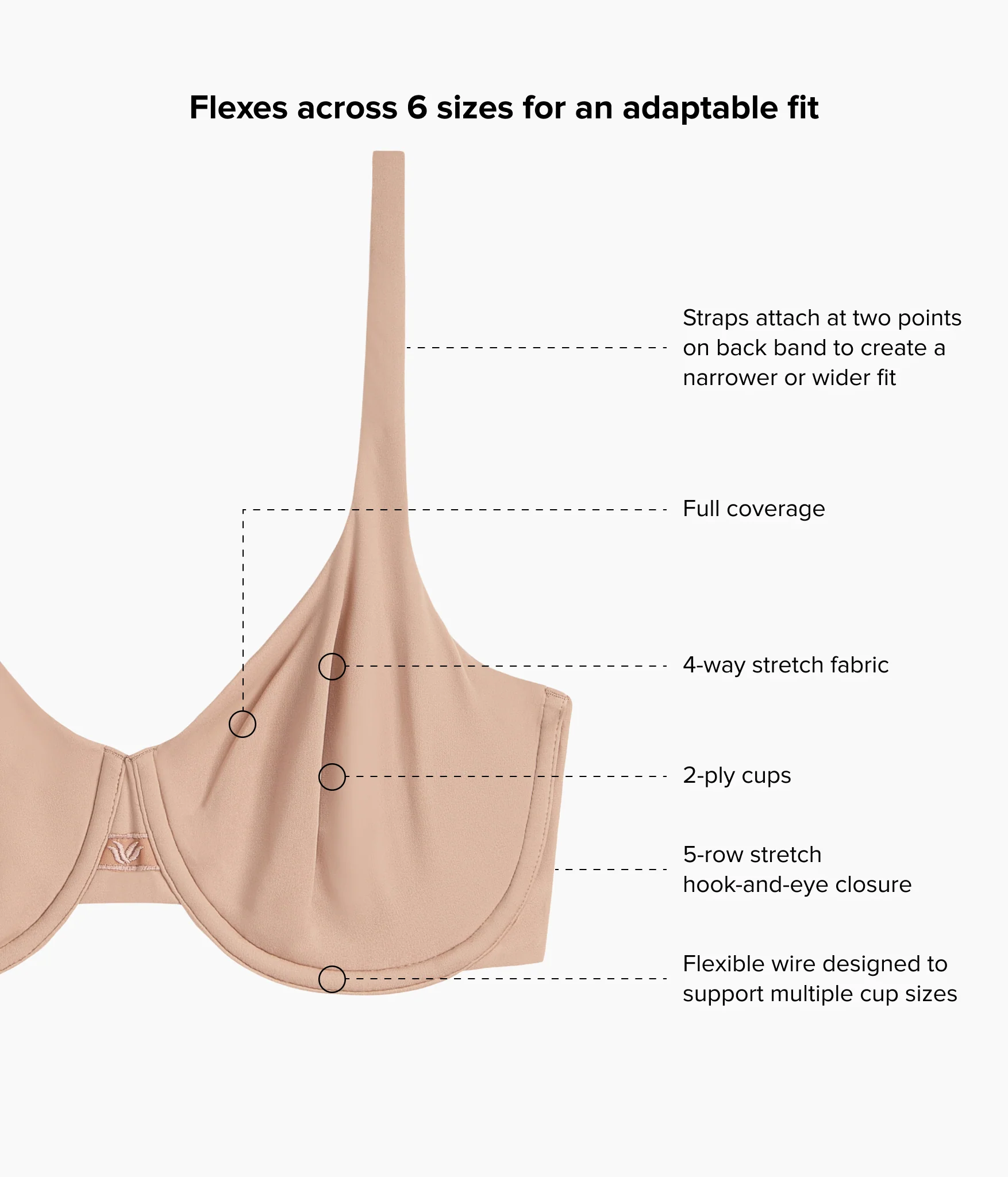 Ever Flexing™ Underwire Bra: Roebuck - Image 6
