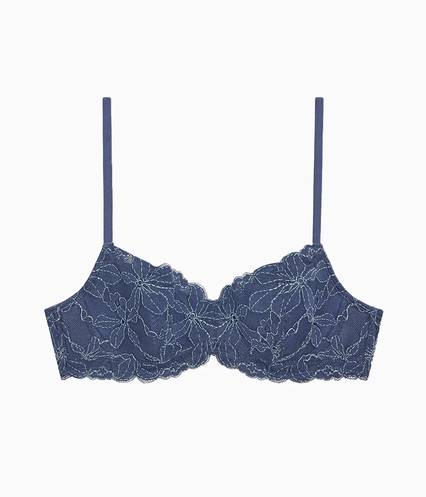 Feeling Famous Balconette Contour Bra: Crown Blue/ Blue Glow - Image 5