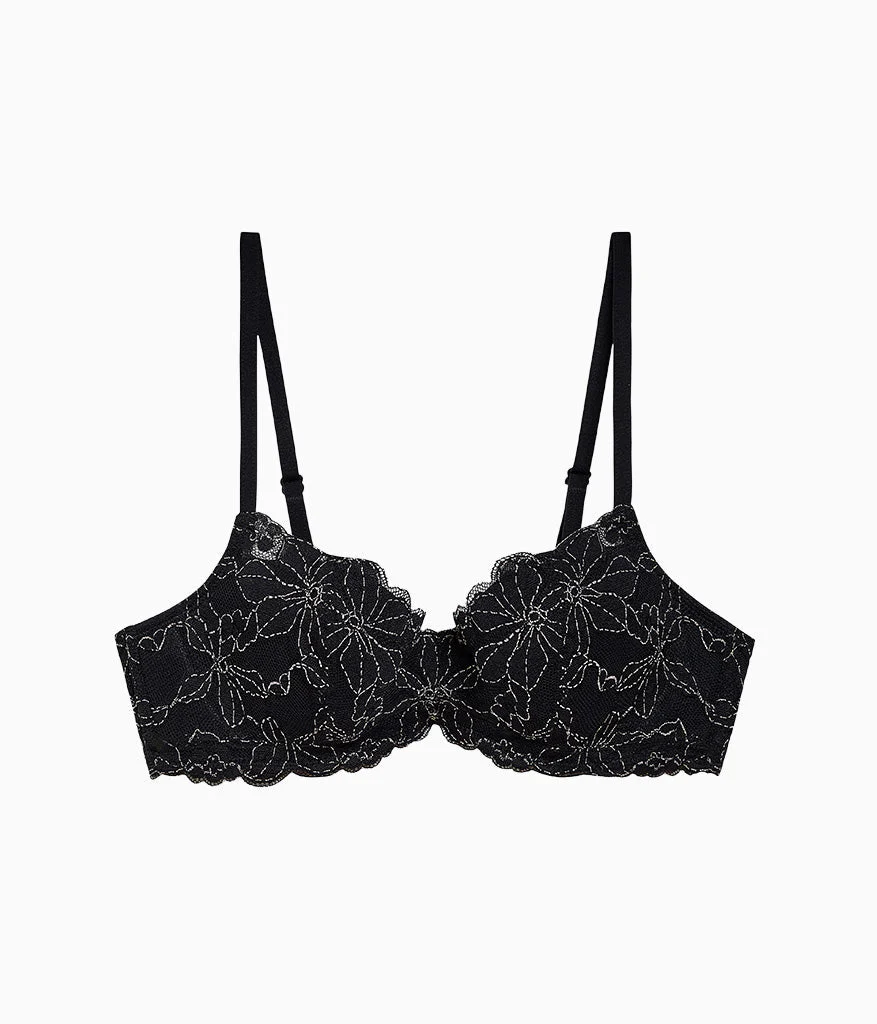Feeling Famous Balconette Contour Bra: Night/Angel Wing - Image 5