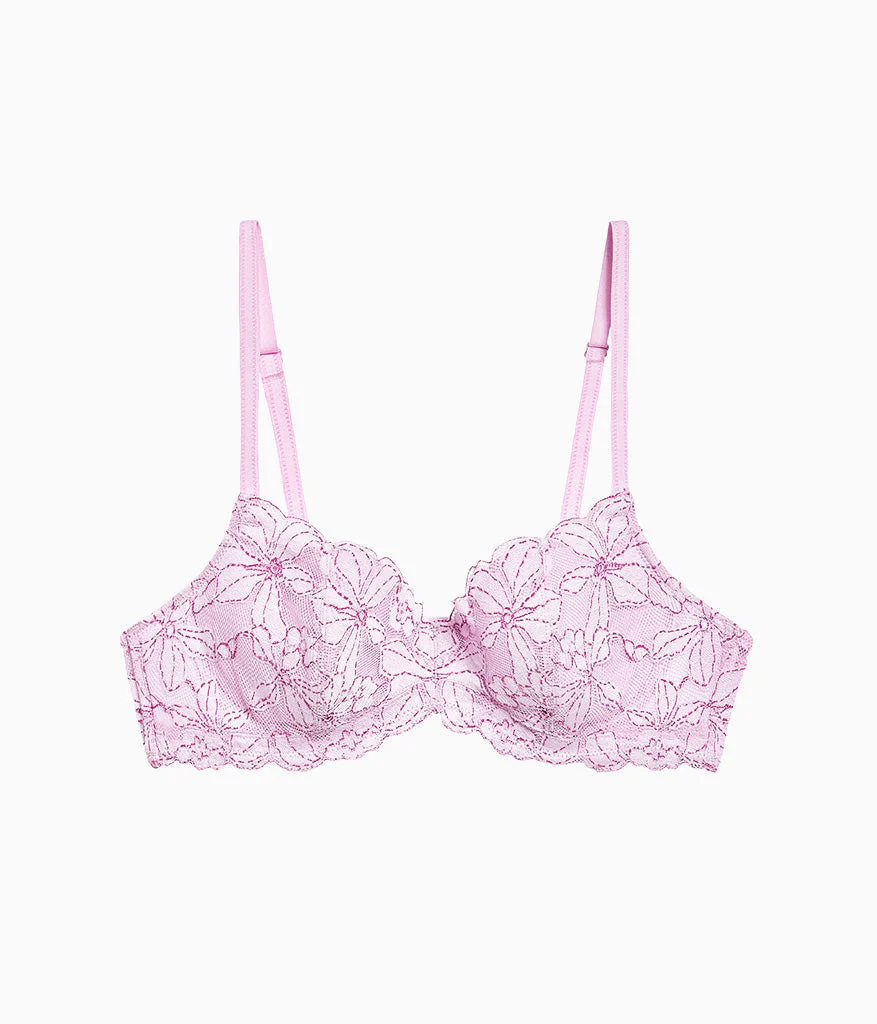 Feeling Famous Balconette Contour Bra: Pink Lavender/Very Berry - Image 5