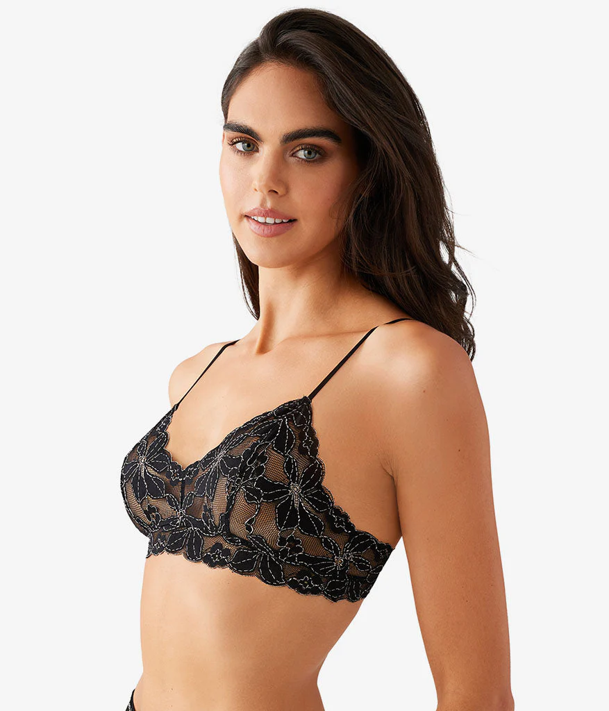 Feeling Famous Bralette: Night/Angel Wing - Image 2