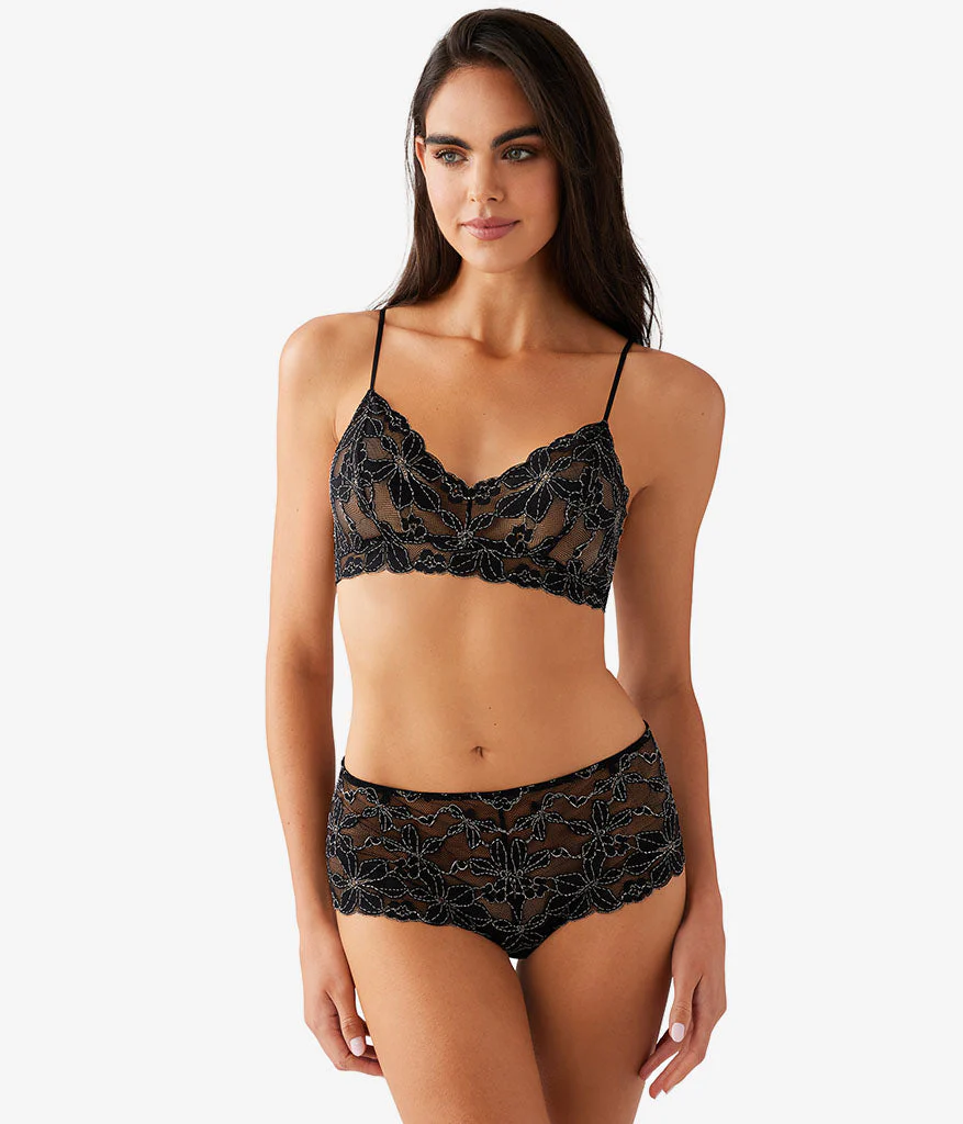 Feeling Famous Bralette: Night/Angel Wing - Image 4