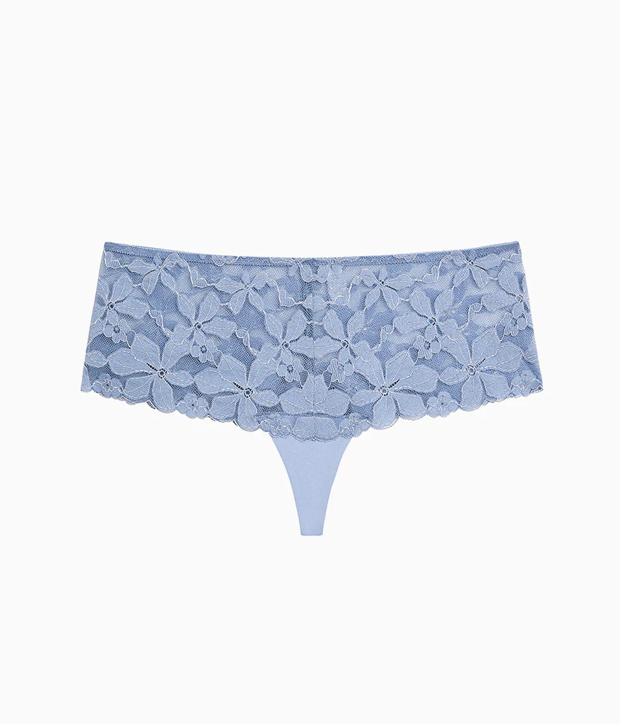 Feeling Famous Tanga: Country Blue/Bright White - Image 4
