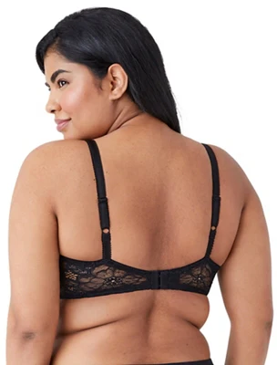 French Garden Seamless Underwire T-Shirt Bra: Black - Image 4