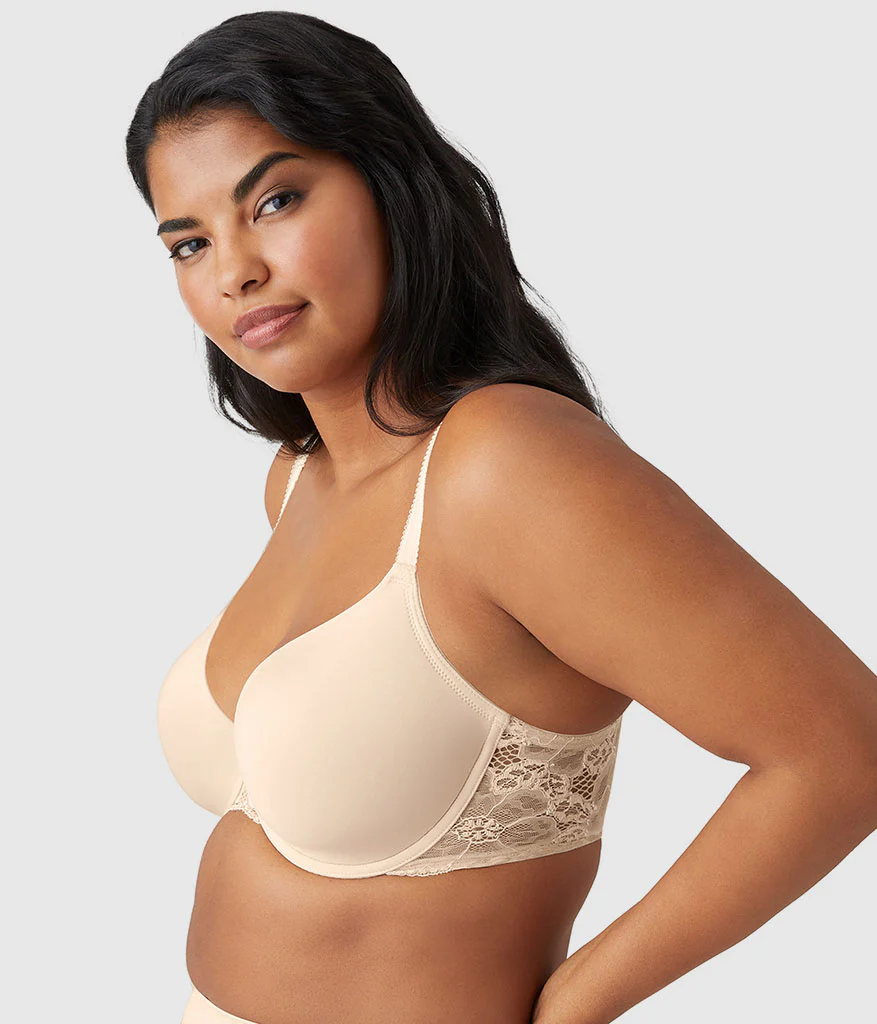French Garden Seamless Underwire T-Shirt Bra: Sand - Image 2
