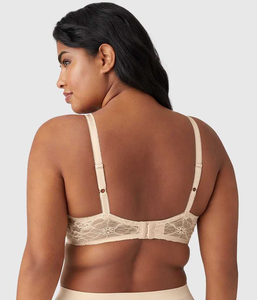 French Garden Seamless Underwire T-Shirt Bra: Sand - Image 3
