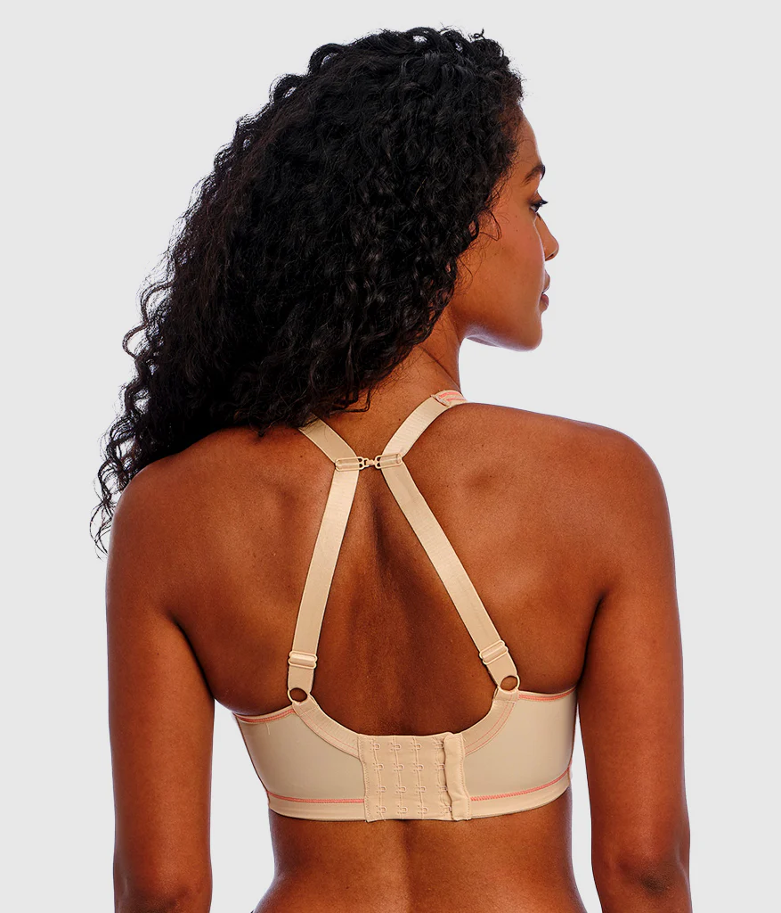 Freya Sonic Sport Underwire Spacer Bra: Nude - Image 3