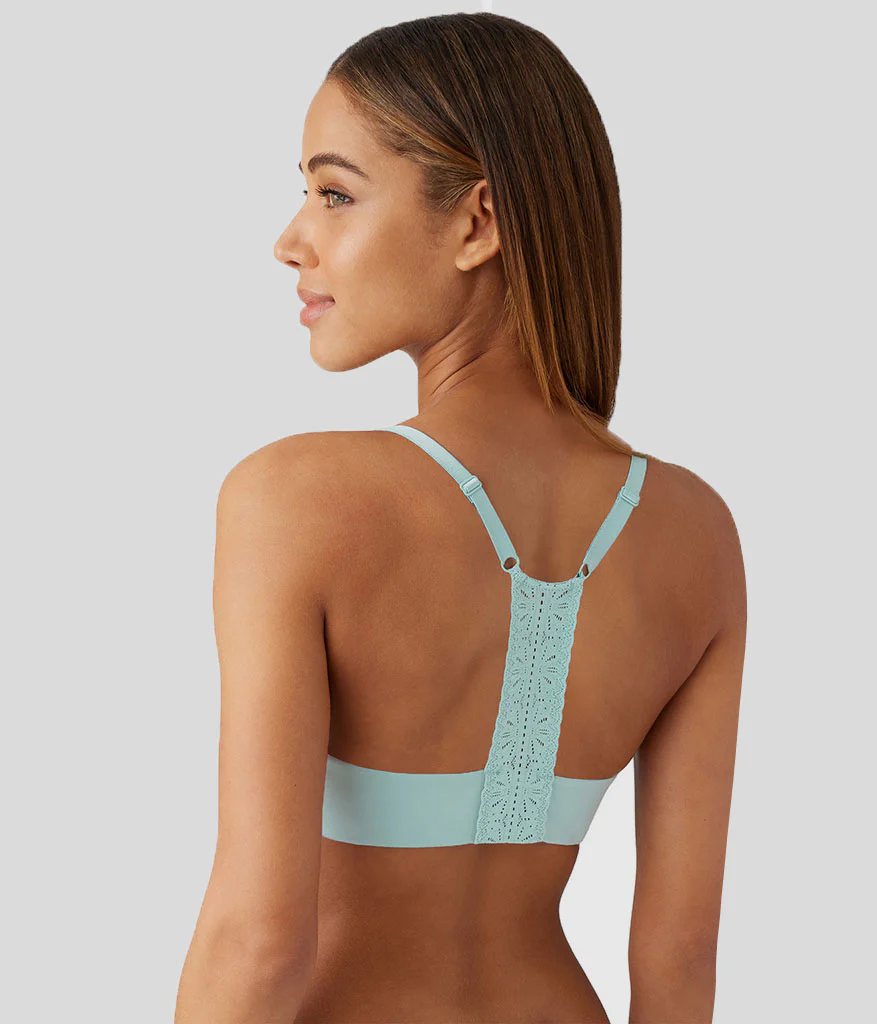 Future Foundation Front Close Racerback Bra: Moonlight Jade - Image 2