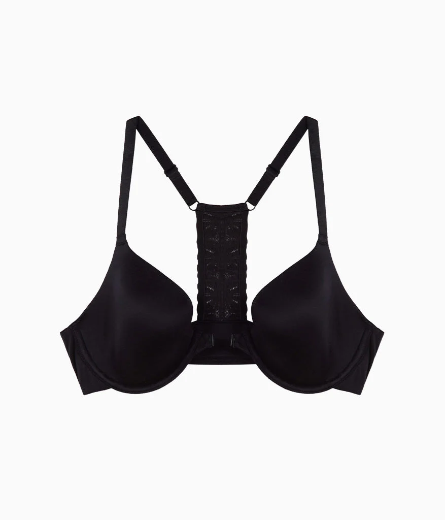 Future Foundation Front Close Racerback Bra: Night - Image 5