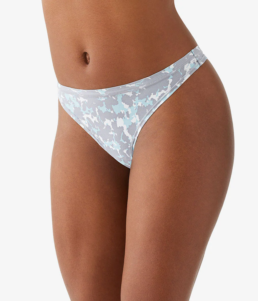 Future Foundation Thong: Dream Blue/Gray Camouflage - Image 2