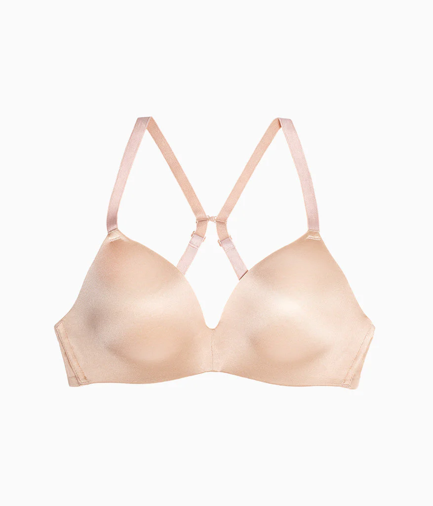 Future Foundation Wire Free T-Shirt Bra: Au Natural - Image 5