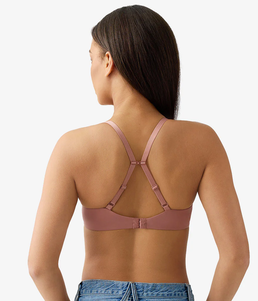 Future Foundation Wire Free T-Shirt Bra: Burlwood - Image 4