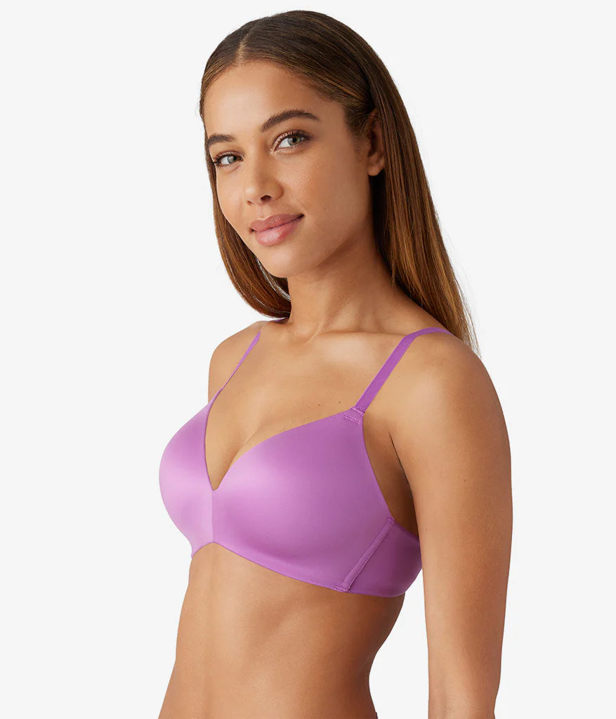 Future Foundation Wire Free T-Shirt Bra: Mulberry - Image 2