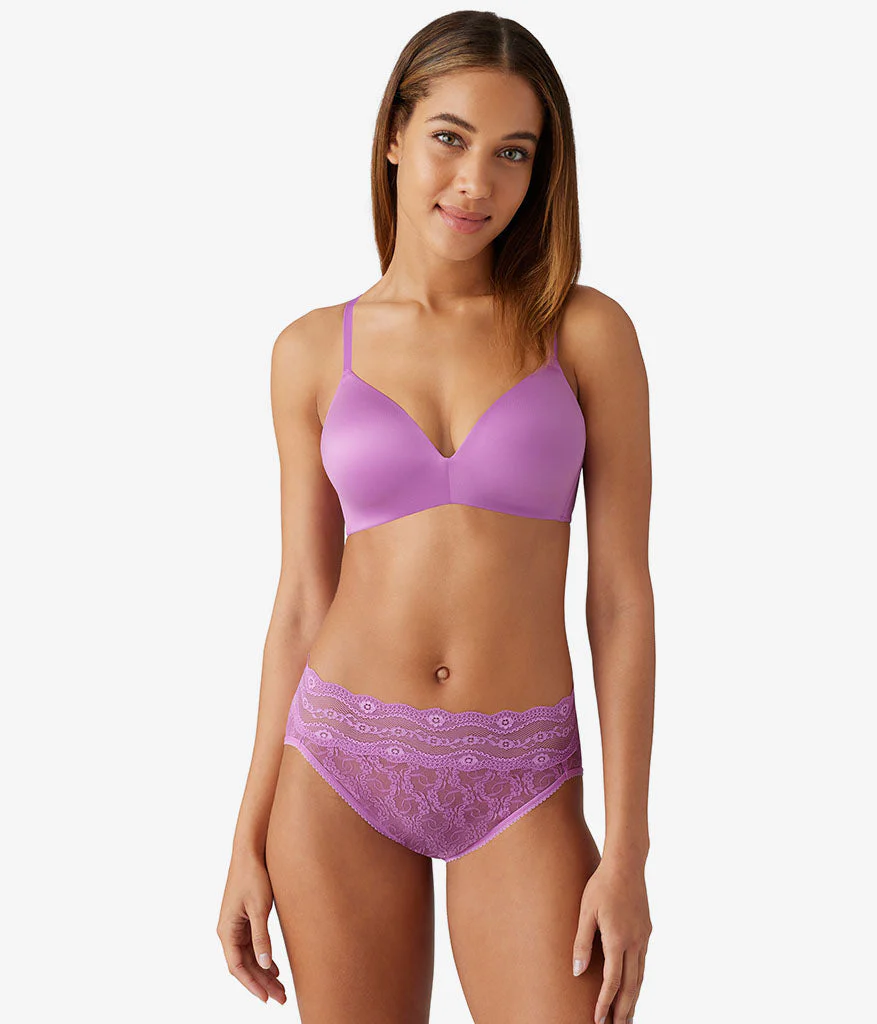 Future Foundation Wire Free T-Shirt Bra: Mulberry - Image 4