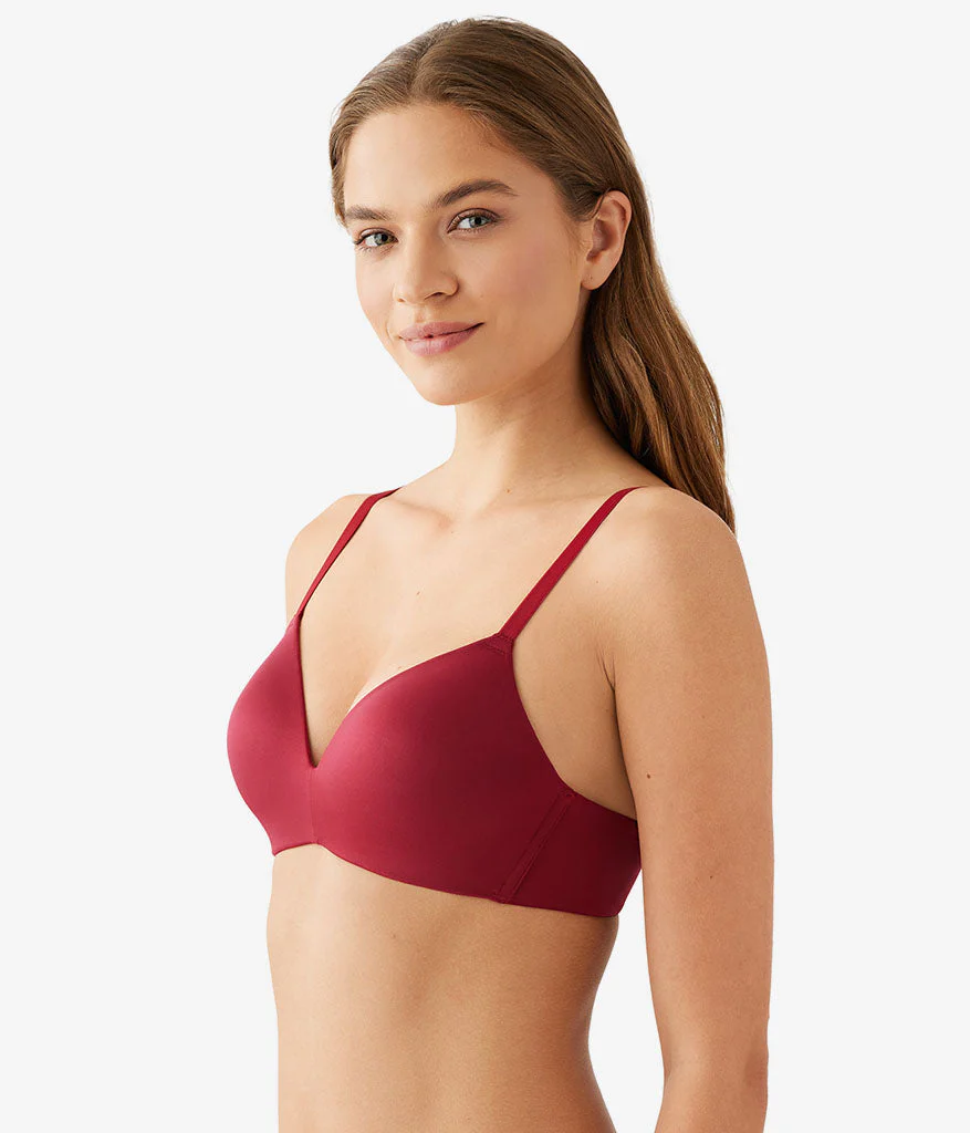 Future Foundation Wire Free T-Shirt Bra: Rhubarb - Image 2