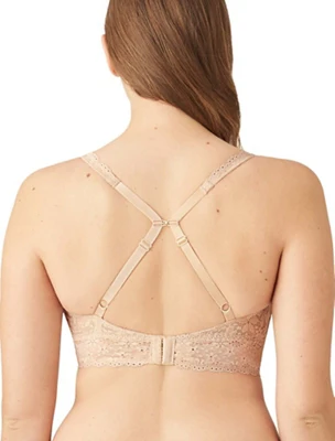 Halo Lace Wire Free Bralette: Black - Image 5