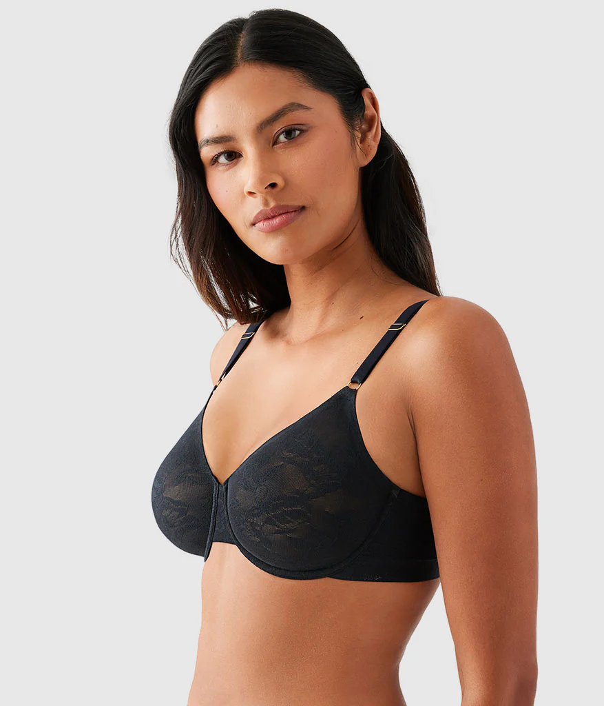 High Profile™ Underwire Bra: Black - Image 3