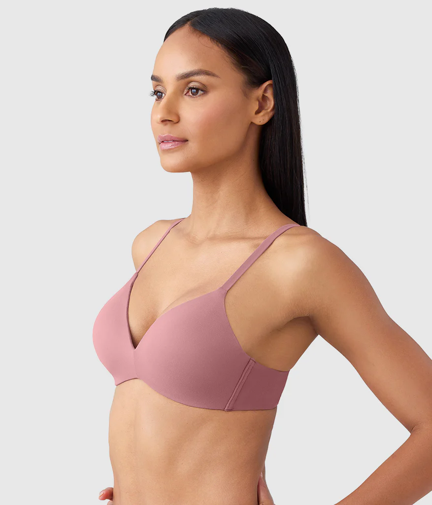 How Perfect Wire Free T-Shirt Bra: Rose Brown - Image 2