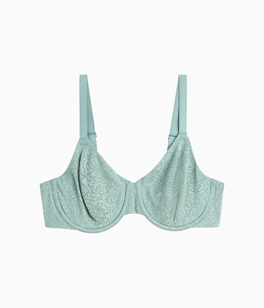 Inside Job™ Underwire Bra: Iceberg Green - Image 4