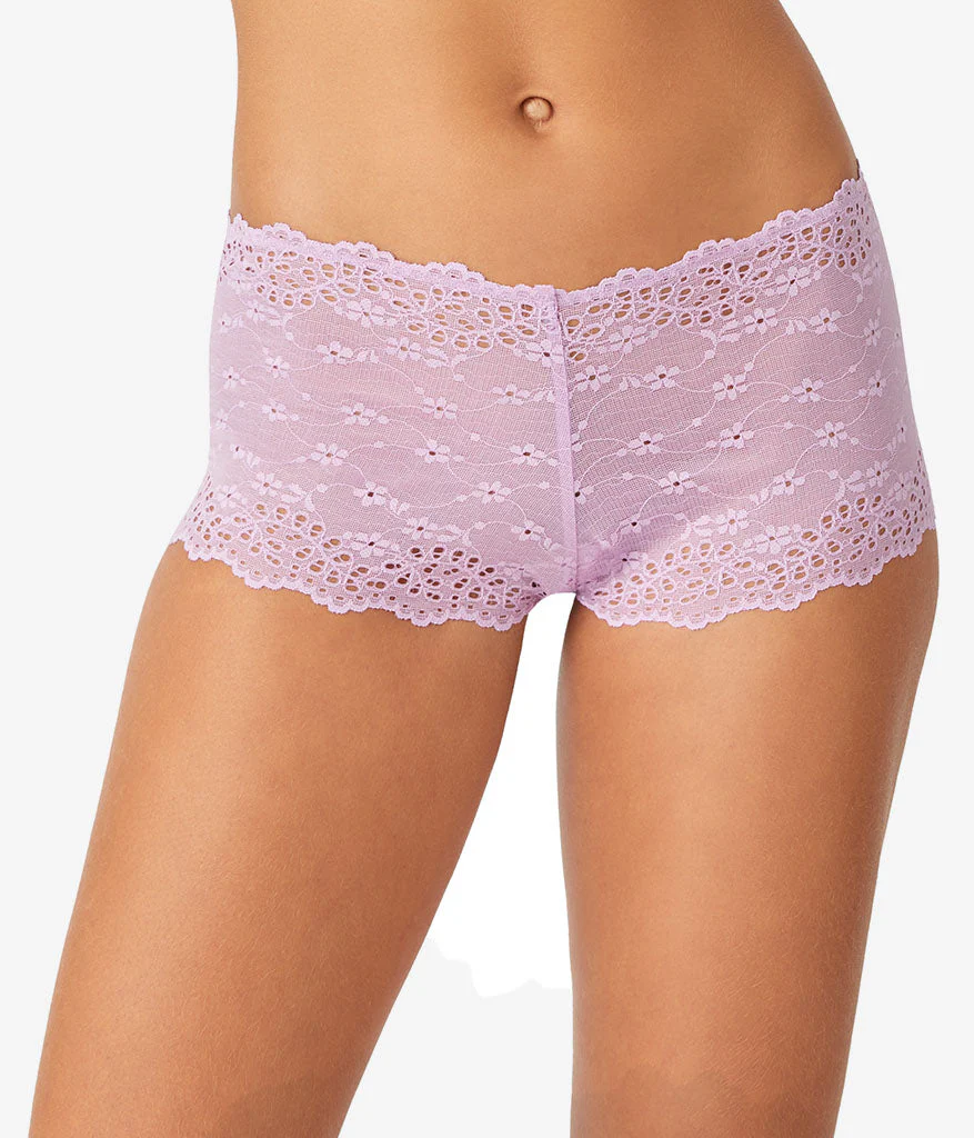 Inspired Eyelet Boyshort: Lavender Herb