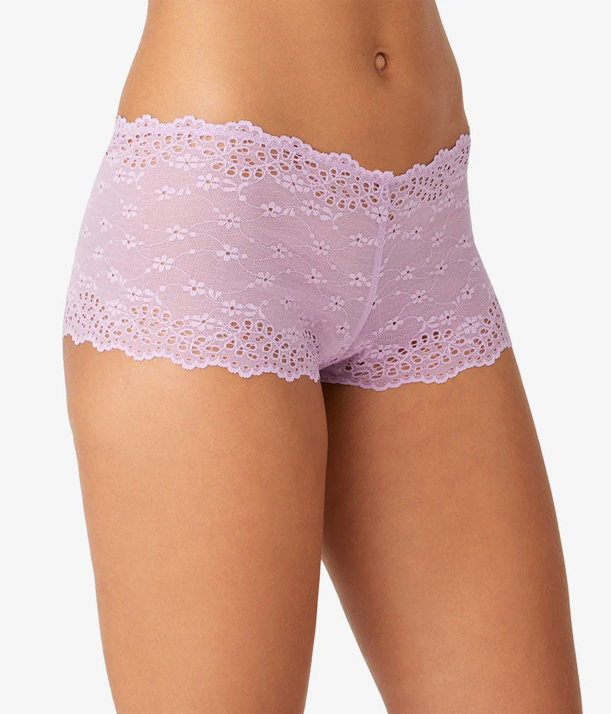 Inspired Eyelet Boyshort: Lavender Herb - Image 2
