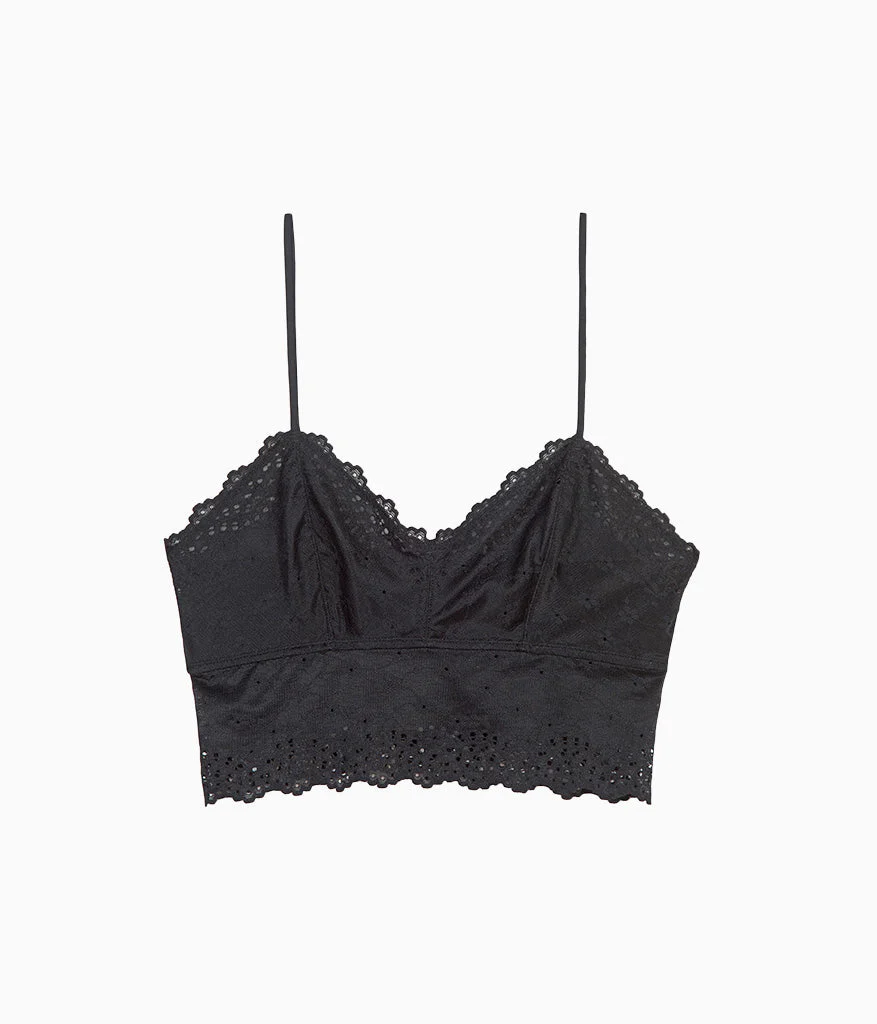 Inspired Eyelet Bralette: Night - Image 5