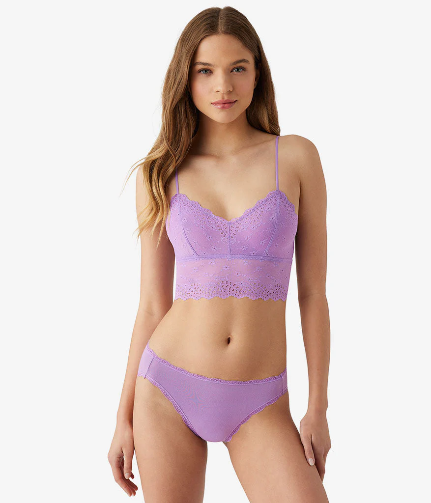 Inspired Eyelet Bralette: Orchid Mist - Image 4