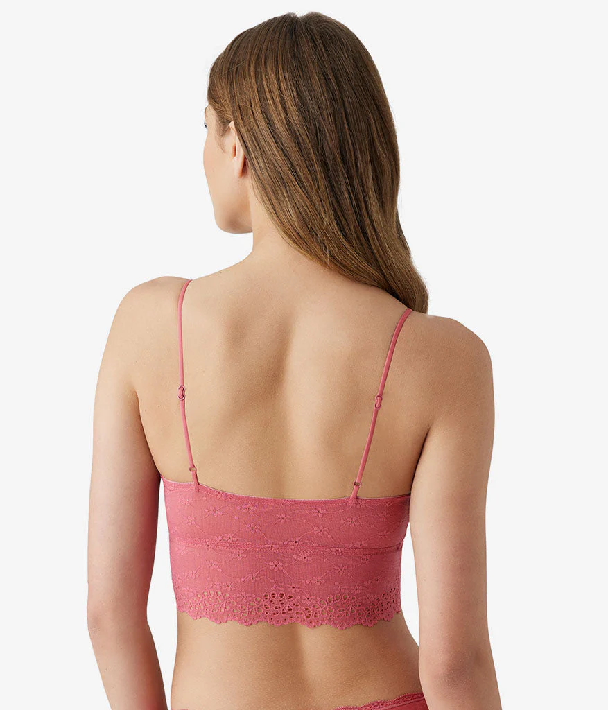 Inspired Eyelet Bralette: Slate Rose - Image 3