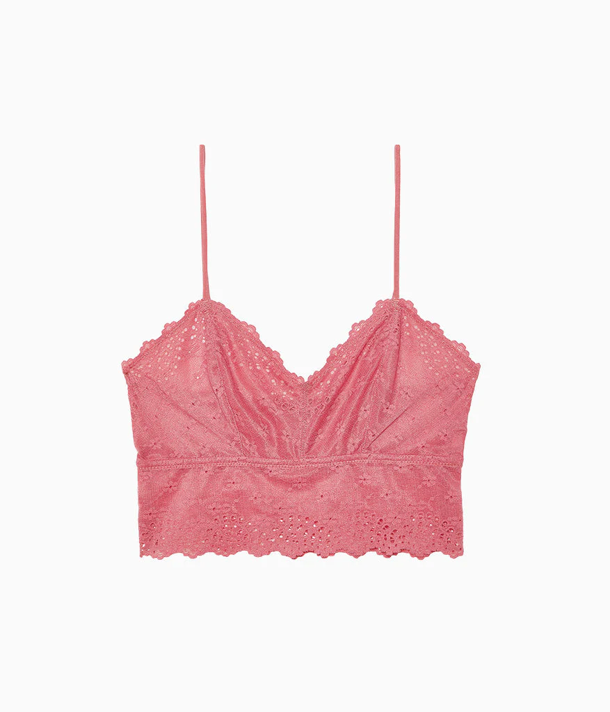 Inspired Eyelet Bralette: Slate Rose - Image 5
