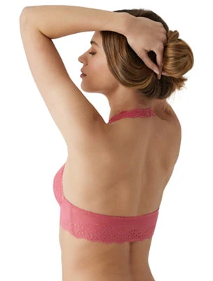 Inspired Eyelet Halter Bralette: Slate Rose - Image 6