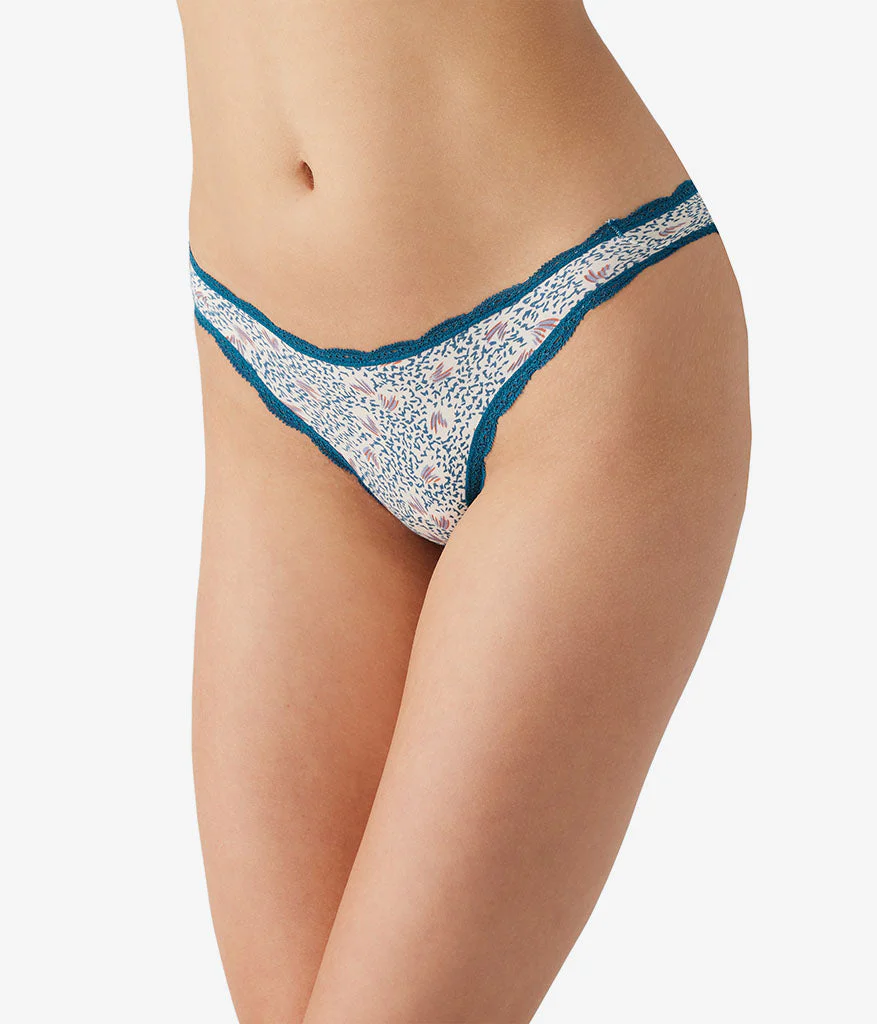 Inspired Eyelet Thong: Brushstroke - Image 2