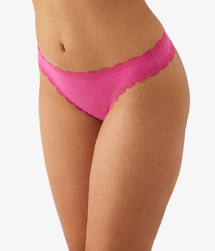 Inspired Eyelet Thong: Raspberry Sorbet - Image 2