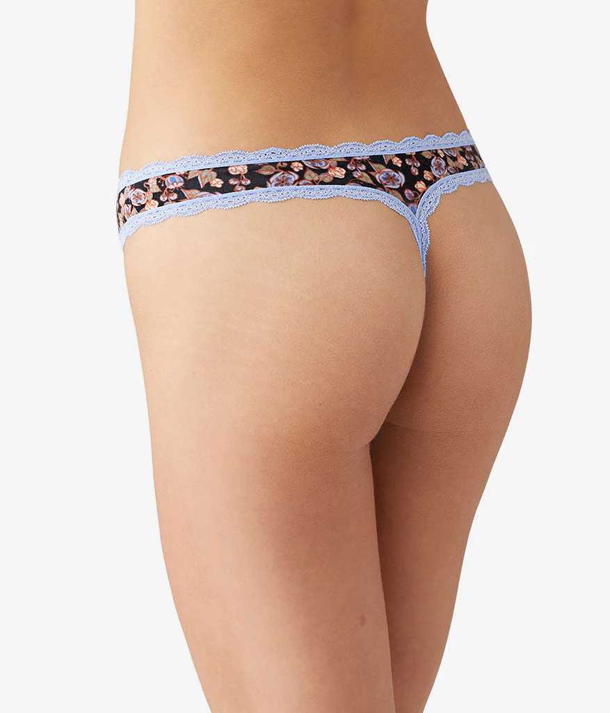 Inspired Eyelet Thong: Vintage Floral - Image 3