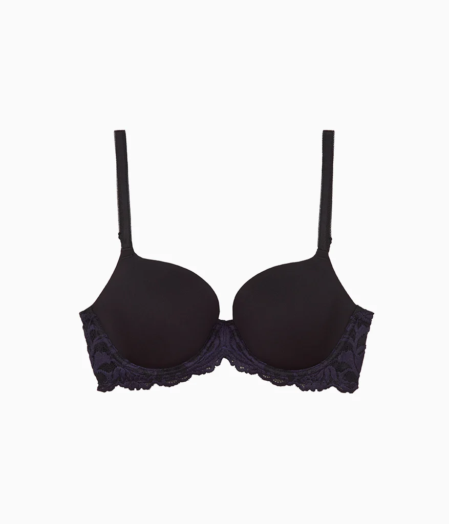 Instant Icon® T-Shirt Bra: Black/Eclipse - Image 4