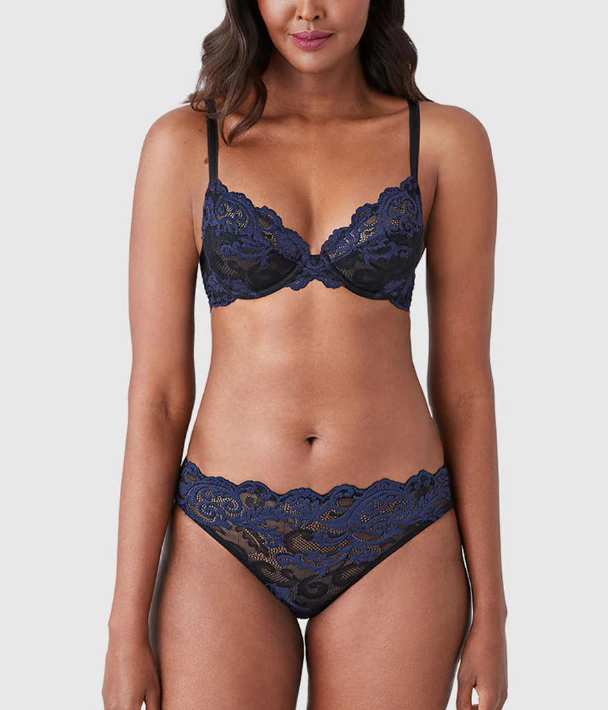 Instant Icon® Underwire Bra: Black/Eclipse - Image 4