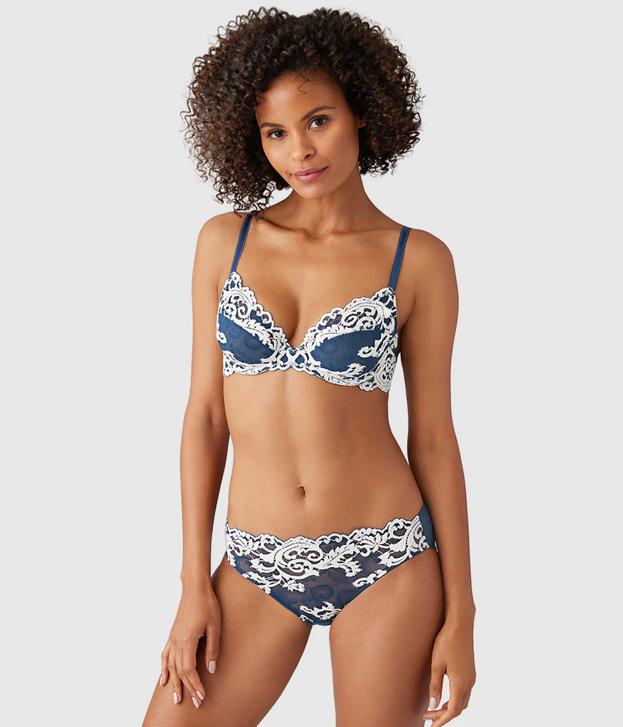 Instant Icon® Underwire Bra: Sargasso Sea/Egret - Image 4
