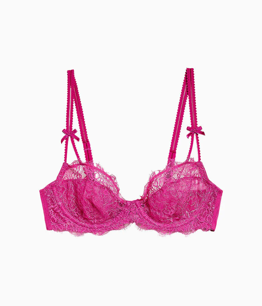 It's On Underwire Bra: Fuchsia Red - Image 5