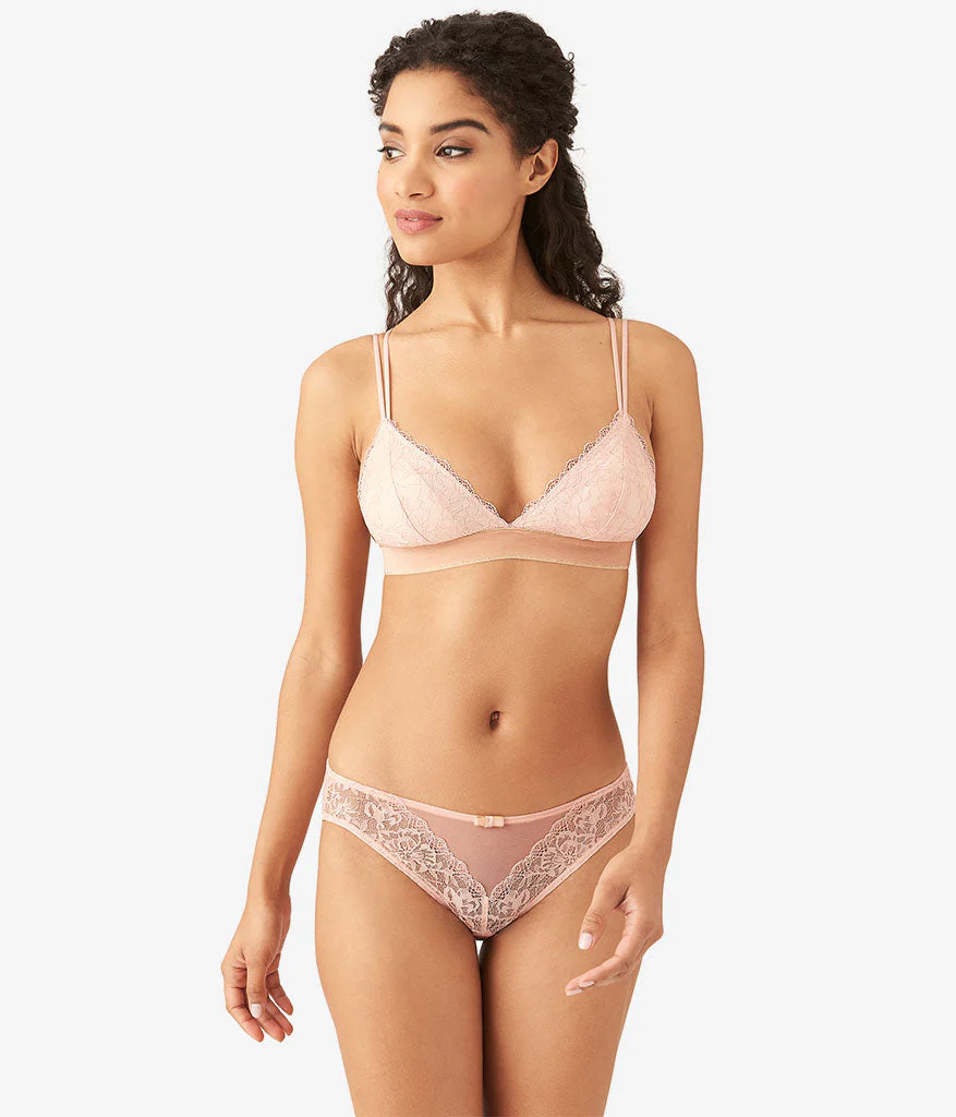 Lace Encounter Bralette: Rose Smoke - Image 4