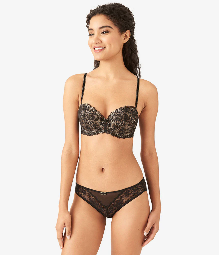 Lace Encounter Contour Bra: Night - Image 4