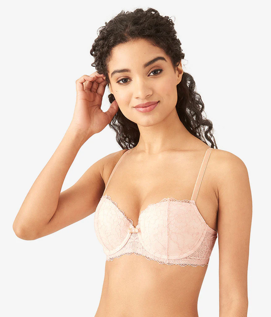 Lace Encounter Contour Bra: Rose Smoke - Image 2