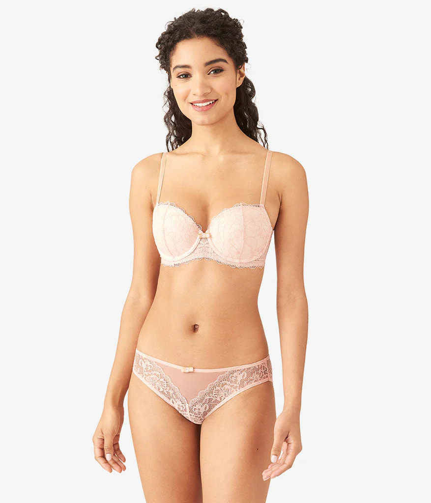 Lace Encounter Contour Bra: Rose Smoke - Image 4
