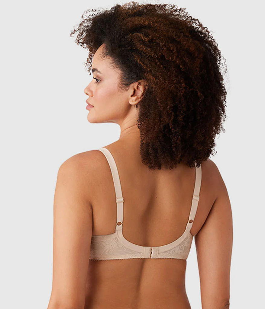 Lace Finesse T-Shirt Bra: Sand - Image 2